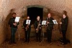 saxofoonkwartet van de muziekacademie van Mortsel, o.l.v. Walter Baeken